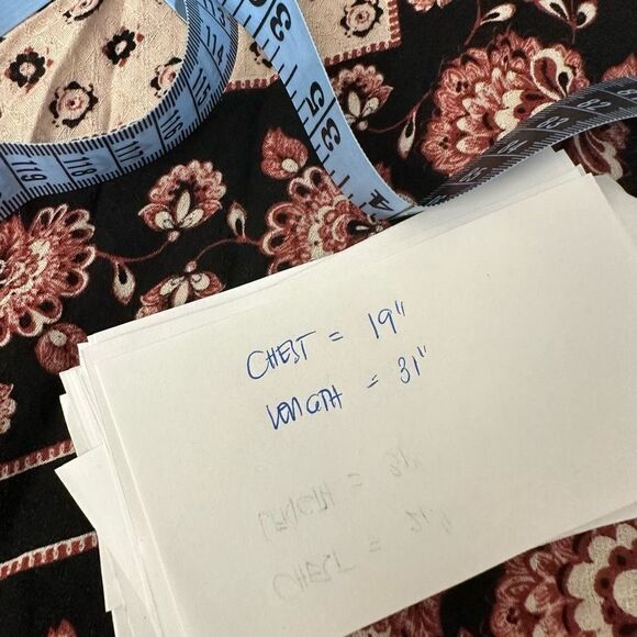 FREE PEOPLE Changing Times Floral Print Keyhole Neckline Longsleeve Tunic sz S - Picture 7 of 7